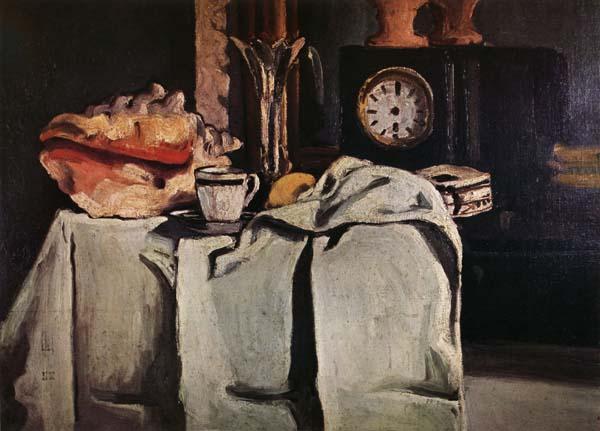 Paul Cezanne The Black Marble Clock oil painting image